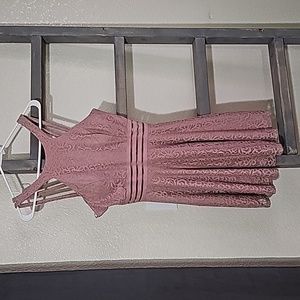 Mauve Lace Dress
